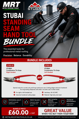 Stubai Combination Tin Snips 270001 & 270501 (Left & Right)