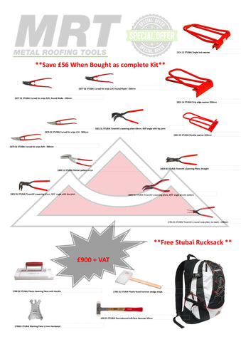 Stubai 17 Piece Complete Roofers Tool Kit